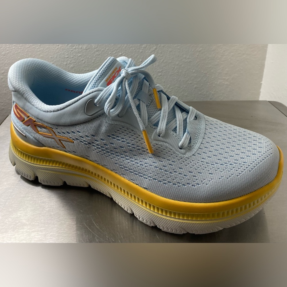 SKECHERS… WOMENS SUMMIT PLUS
BLUE AND YELLOW SNEAKERS - Picture 8 of 16